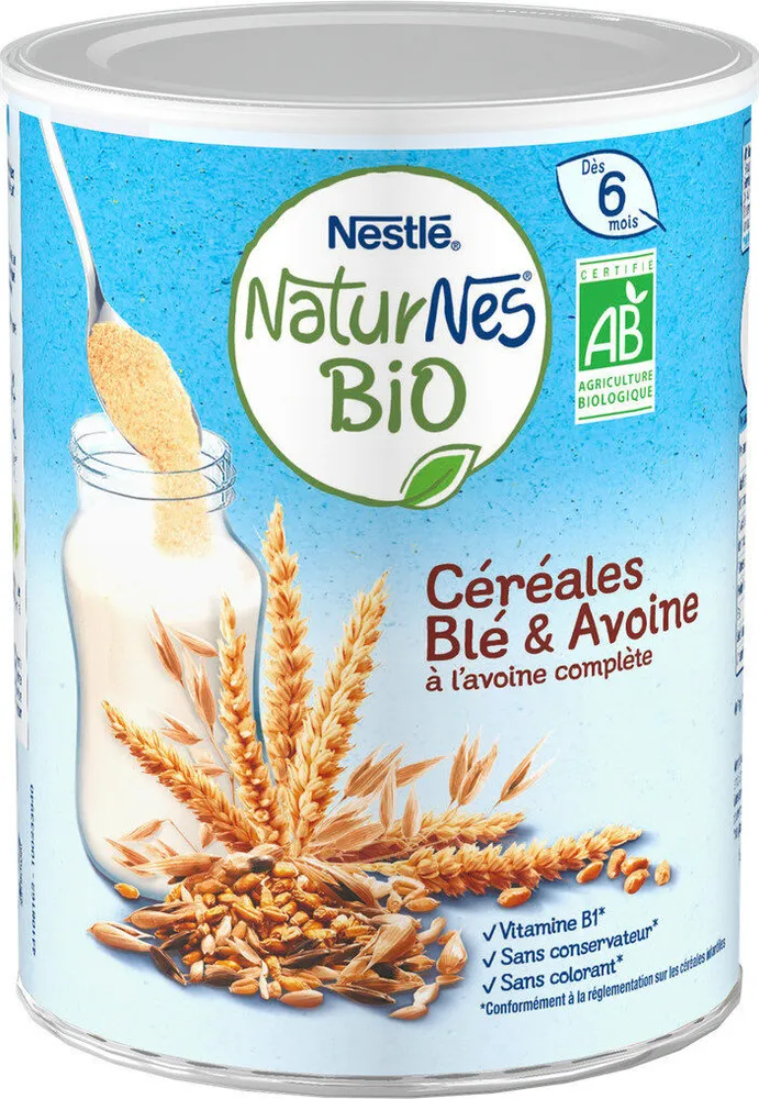 NATURNES BIO céréales blé et avoine