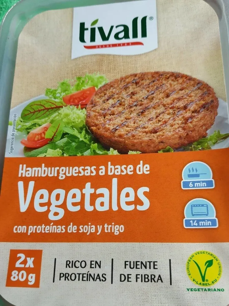 hamburguesas a base de vegetales