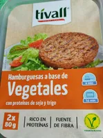 hamburguesas a base de vegetales