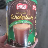 Feinste heiße Schokolade Haselnuss Geschmack