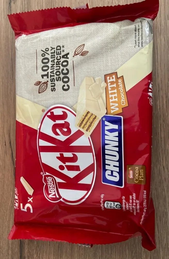 Kitkat chunky white