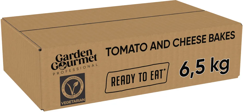 GARDEN GOURMET® Pavé Tomates-Fromages – Carton de 6,5kg