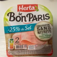 Le Bon Paris Jambon cuit supérieur -25% de sel