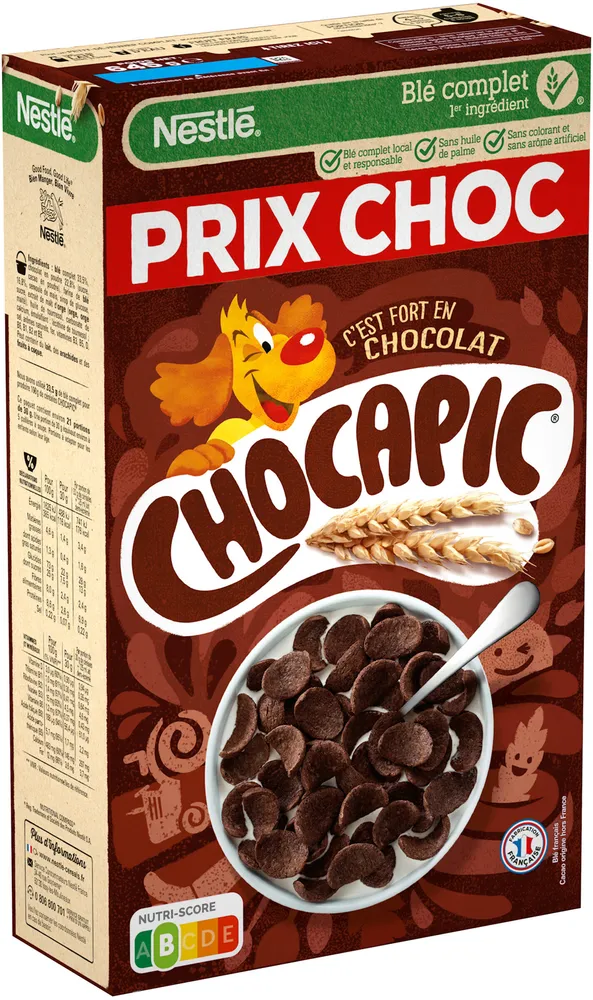 NESTLE CHOCAPIC Céréales Petit Déjeuner 645g PRIX CHOC