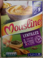 Purée de lentilles & curry doux