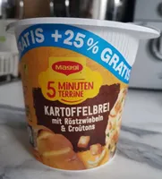 Kartoffelbrei (mit Röstzwiebeln & Croûtons)