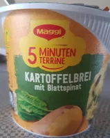 Kartoffelbrei mit Blattspinat