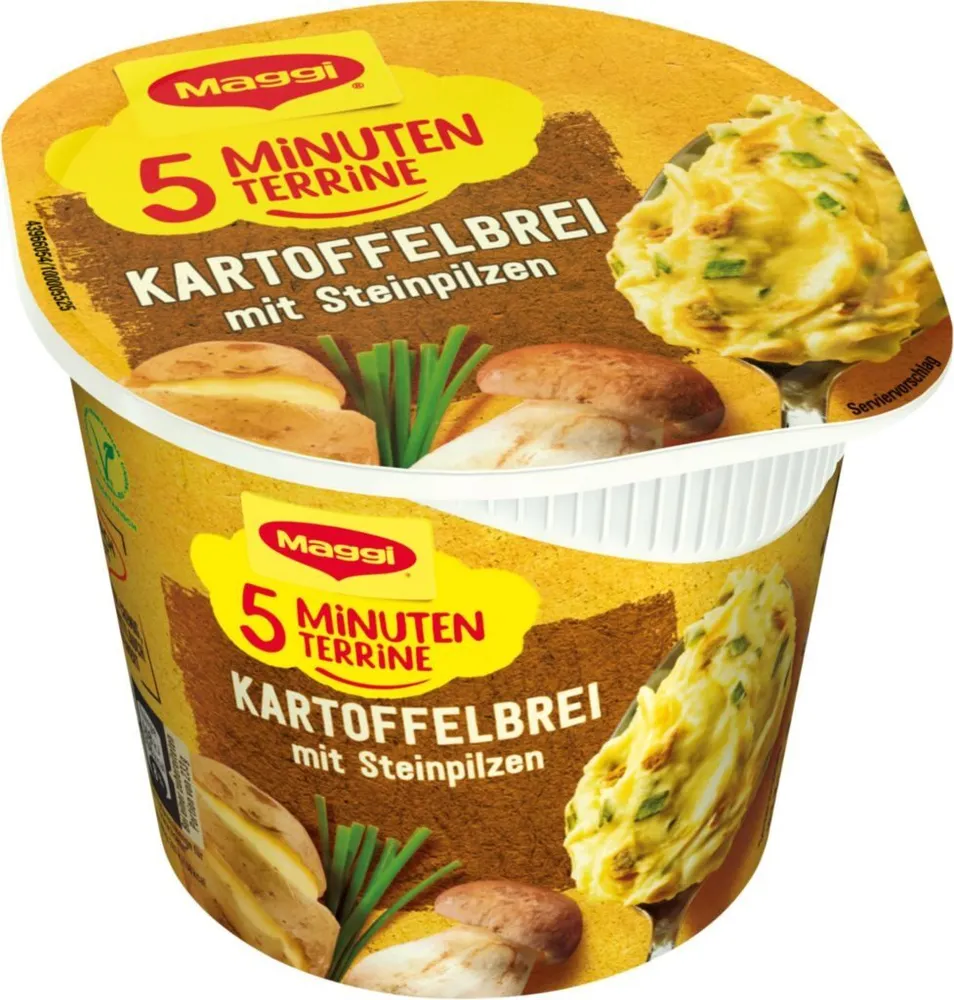Kartoffelbrei mit Steinpilzen