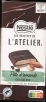 LES RECETTES DE L'ATELIER. Pâte d'amande CHOCOLAT NOIR PURE CHOCOLADE MET MARSEPEIN