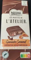 Chocolat au lait & pointe de sel ganache caramel