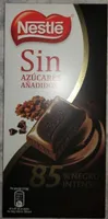 Nestlé Sin azúcares añadidos 85% negro intenso