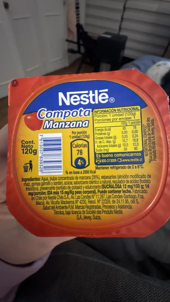 Compota Manzana