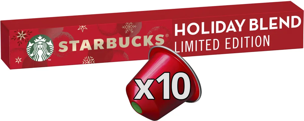 STARBUCKS by NESPRESSO Holiday Blend édition limitée 10 capsules