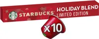 STARBUCKS by NESPRESSO Holiday Blend édition limitée 10 capsules