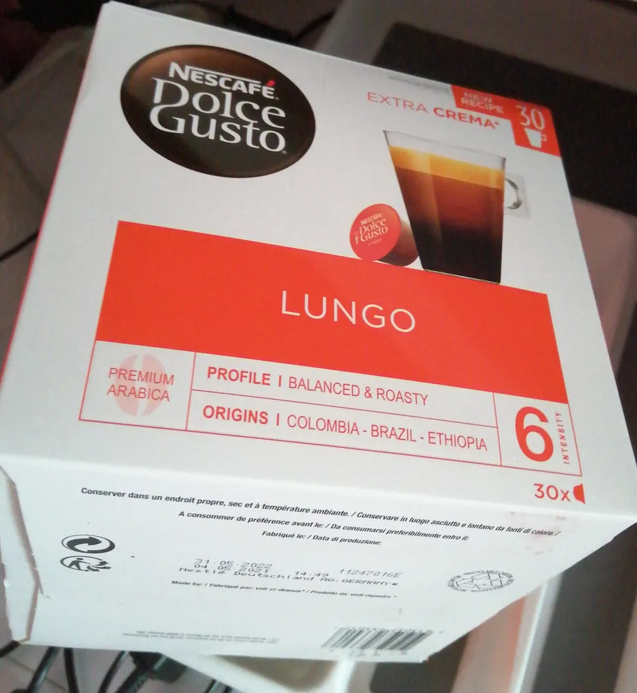 Dolse Gusto Lungo x30 capsules