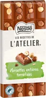 NESTLE L'ATELIERTablette Chocolat lait noisettes - 170g