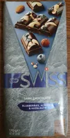 Swiss. dark chocolate. blueberries, almonds & hazelnuts
