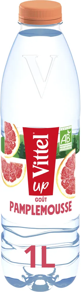 VITTEL UP eau aromatisée Pamplemousse BIO 1L