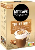 NESCAFE Cappuccino Toffee Nut Latte 8 Sticks 156g