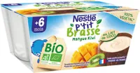 Purée de fruits bio mangue kiwi au lait de coco