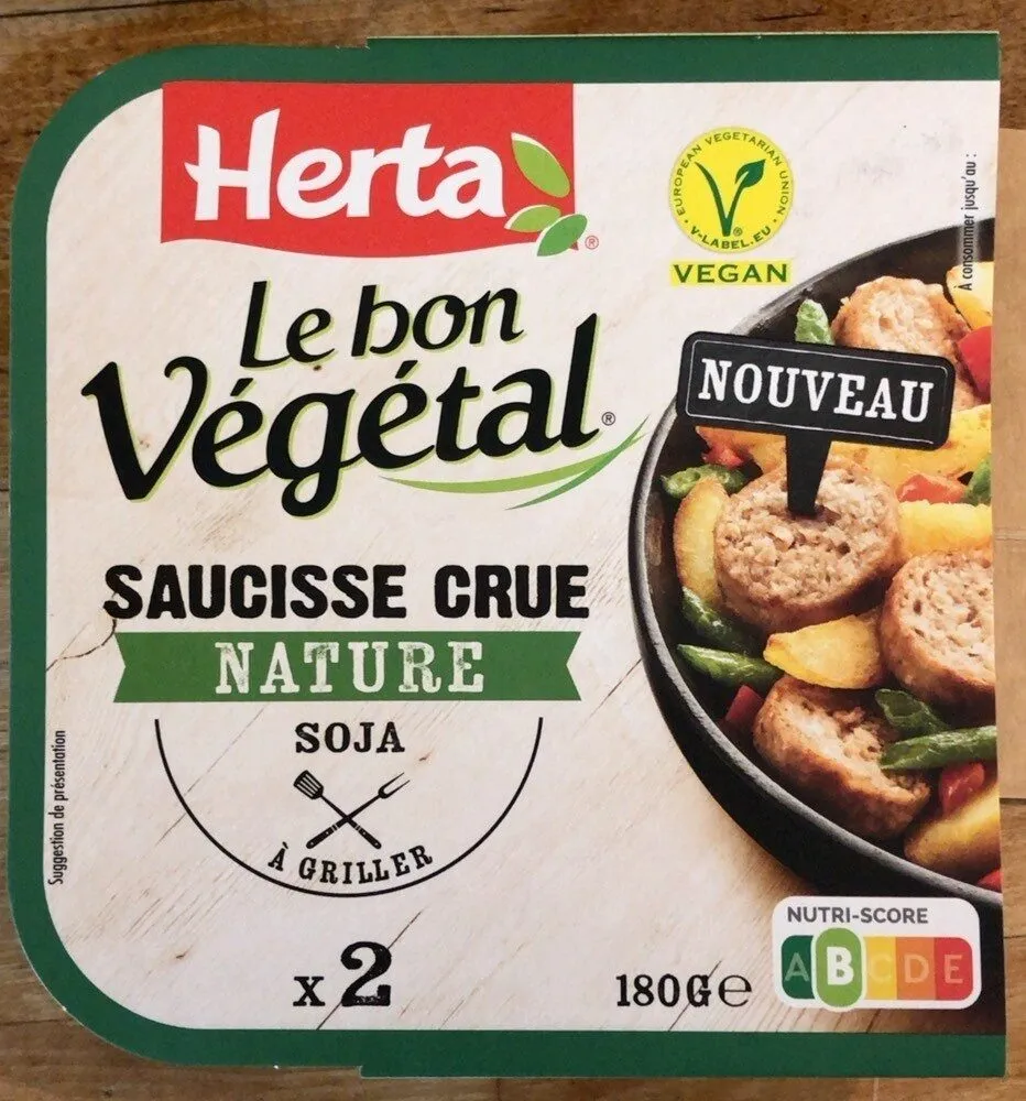 Saucisse crue nature