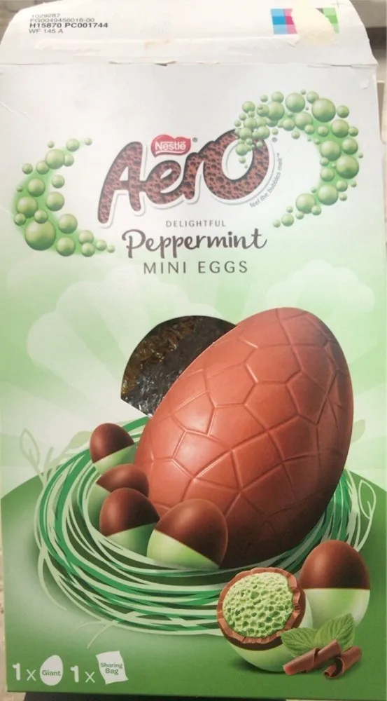 Aero delightful peppermint mini eggs