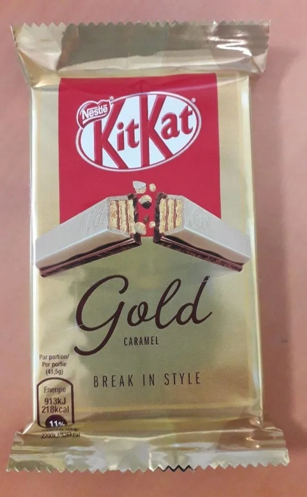 Kitkat gold caramel