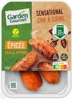 GARDEN GOURMET Sensational Cru à Cuire Epicée Soja & Paprika 180g