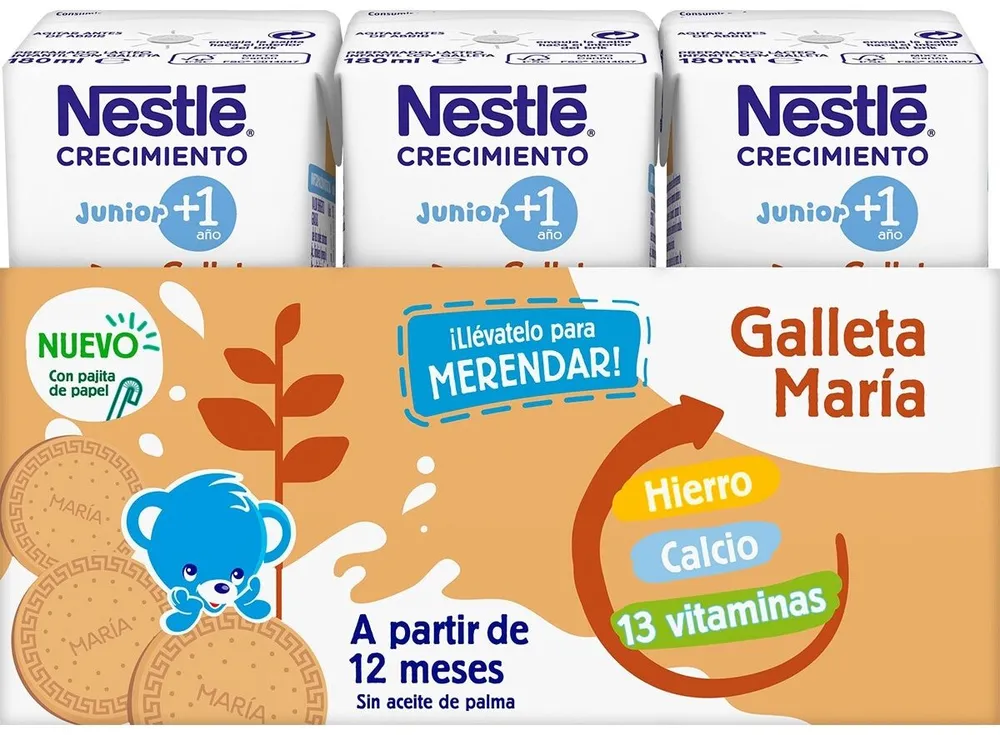 Crecimiento Junior +1 Año con Galleta Maria