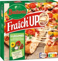 BUITONI FRAICH'UP Pizza Surgelée 5 Légumes 600g