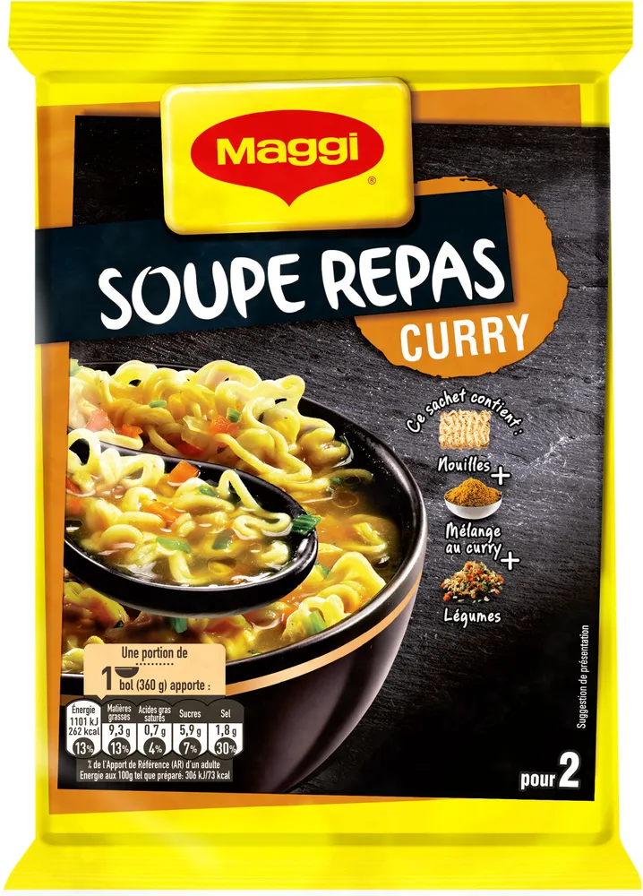 MAGGI Soupe Repas Curry 120g