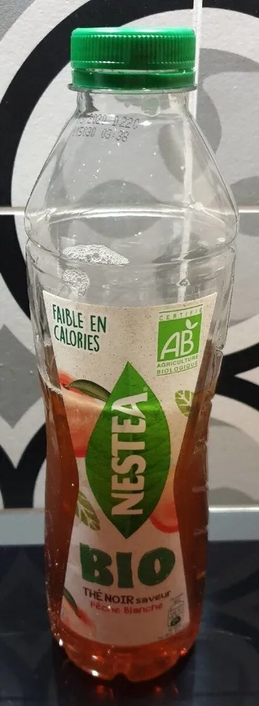 Nestea bio thé noir saveur pêche blanche