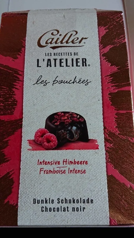 Bouchées chocolat framboise