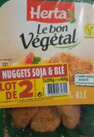 GARDEN GOURMET Nuggets Soja et Blé LOT 2 - 400g