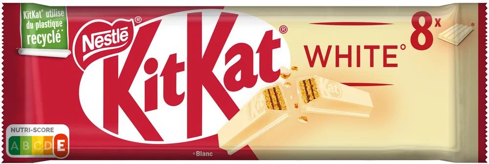 KITKAT White barre au chocolat blanc, 8x41.5g