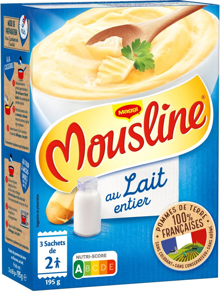 MOUSLINE Purée Lait 195g