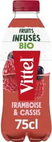 VITTEL Fruits Infusés bio eau aromatisée framboise & cassis 75cl