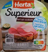 Jambon supérieur à la broche