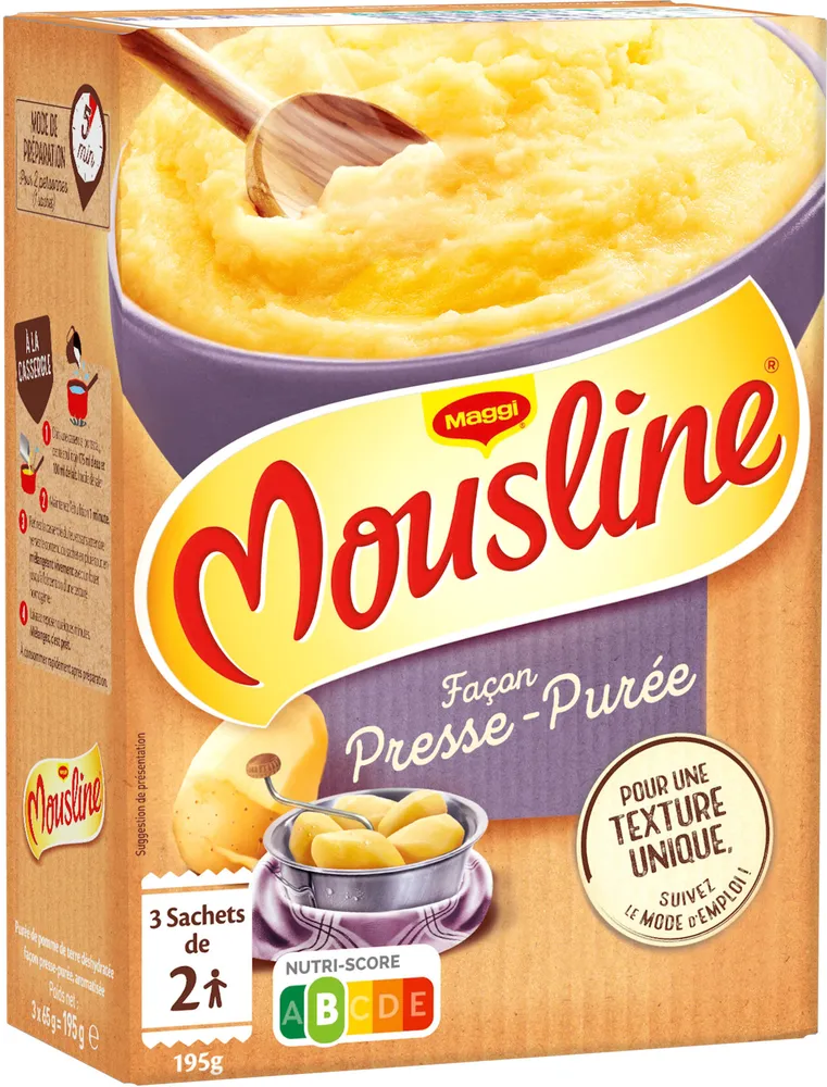 MOUSLINE Purée Facon Presse-Purée 195g
