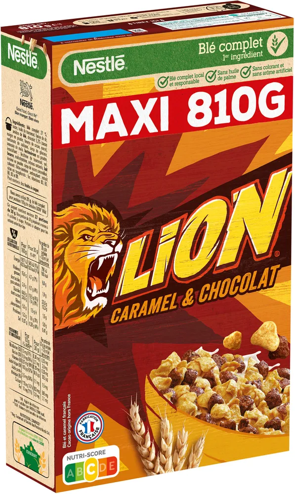 NESTLE LION WILD Céréales 810g