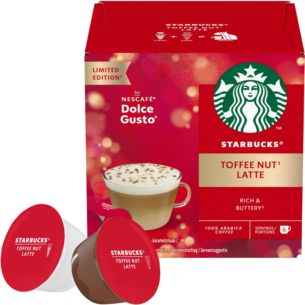 STARBUCKS by NESCAFE DOLCE GUSTO Toffee Nut Latte 127,8g