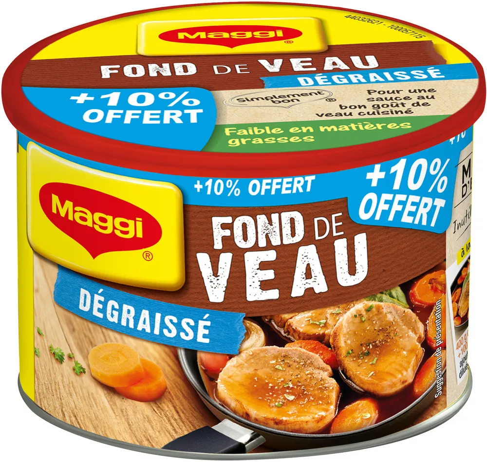 Fond de veau dégraissé boîte