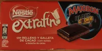 Chocolate extrafino maxibon black cookies