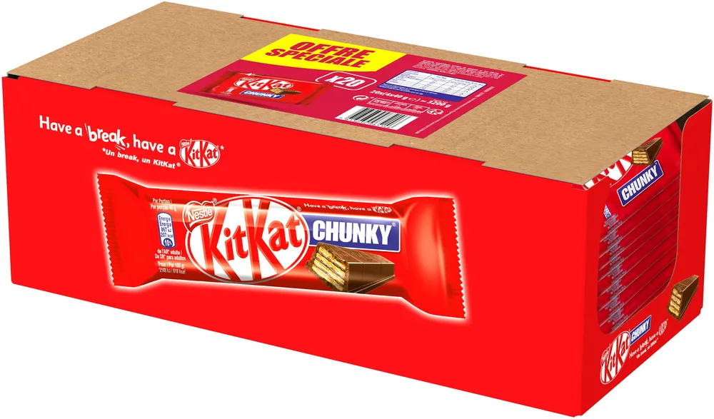 KITKAT Chunky Barre au chocolat au Lait 40g