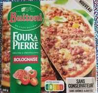 BUITONI FOUR A PIERRE Pizza surgelée Bolognaise 345g