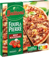 BUITONI FOUR A PIERRE Pizza surgelée Bœuf Bolognaise 345g