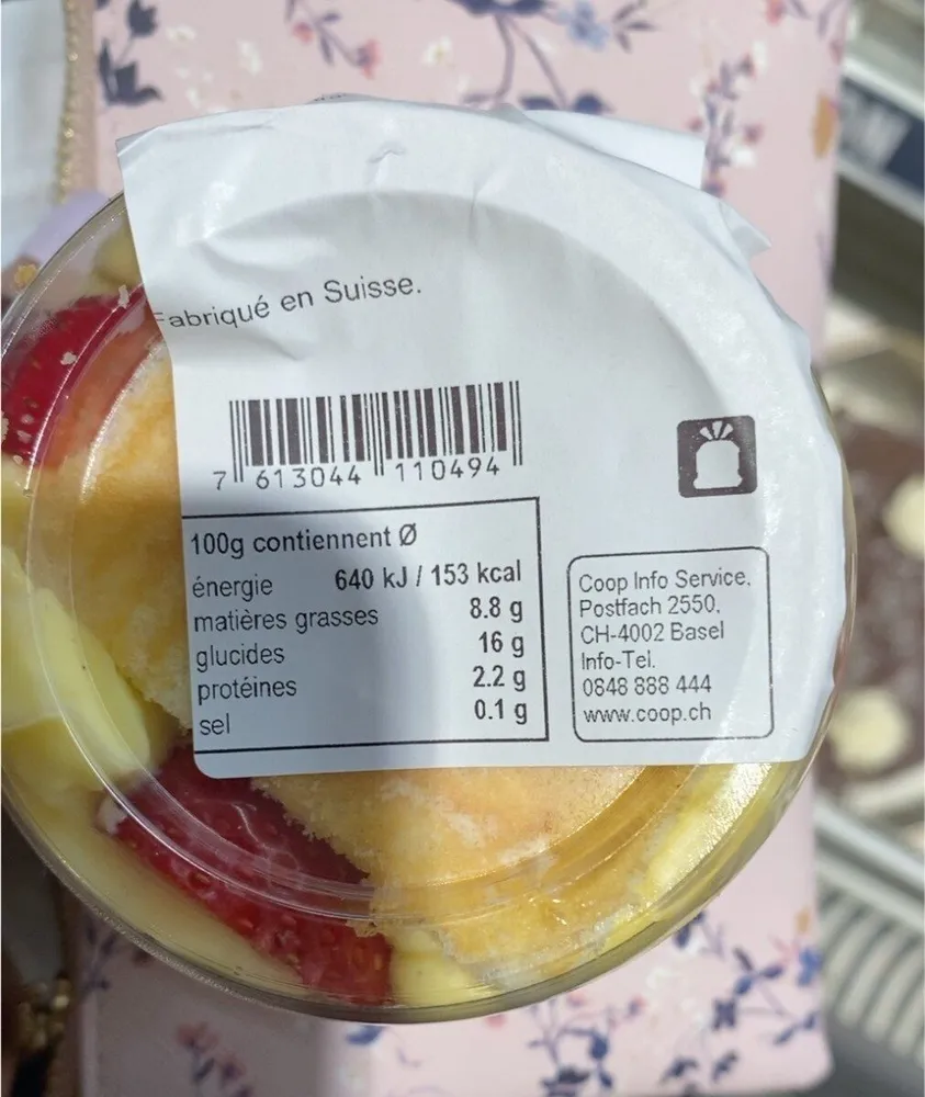 Coupelle fraises