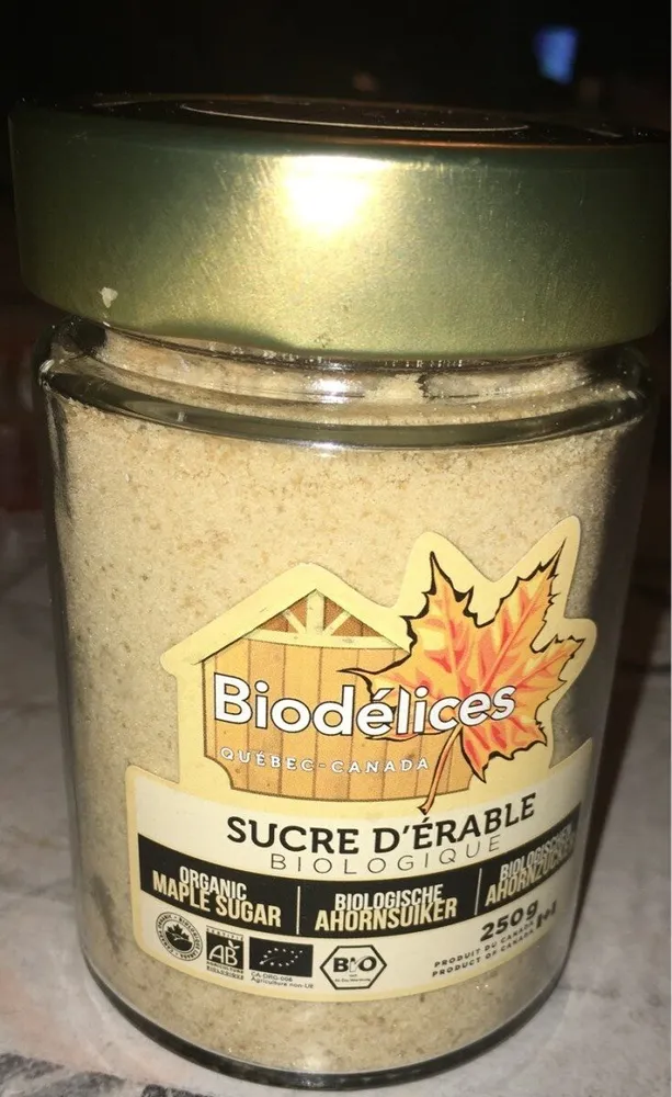 Sucre d'erable biodelices