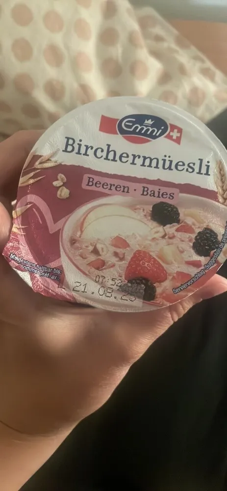 Bircher Müesli Baies
