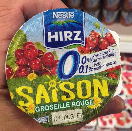 HIRZ SAISON Groseille Rouge